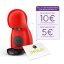 Cafetera de cápsulas DeLonghi EDG210.R. Rojo