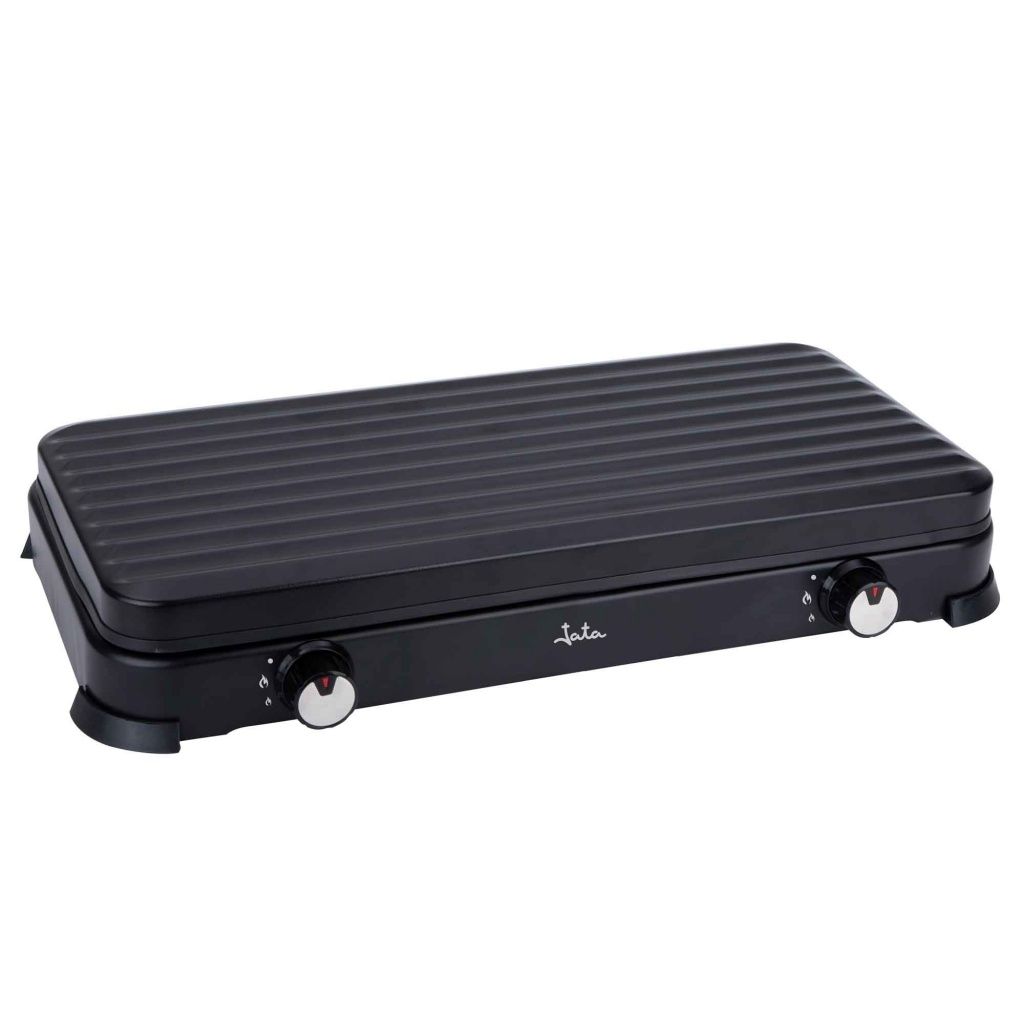 Hornillo de gas Jata JECG2702, Negro, 2 zonas