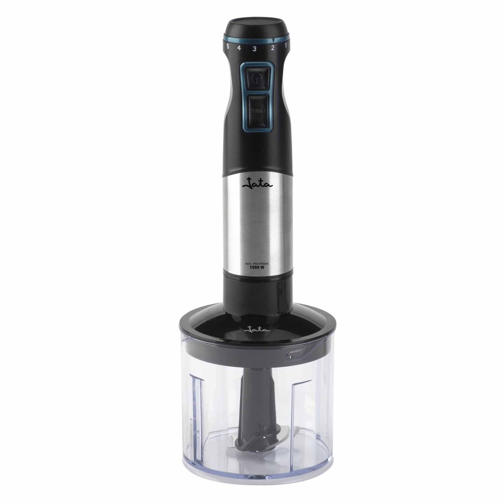 Batidora de mano Jata JEBT1791, Negro-inox, 1500 W