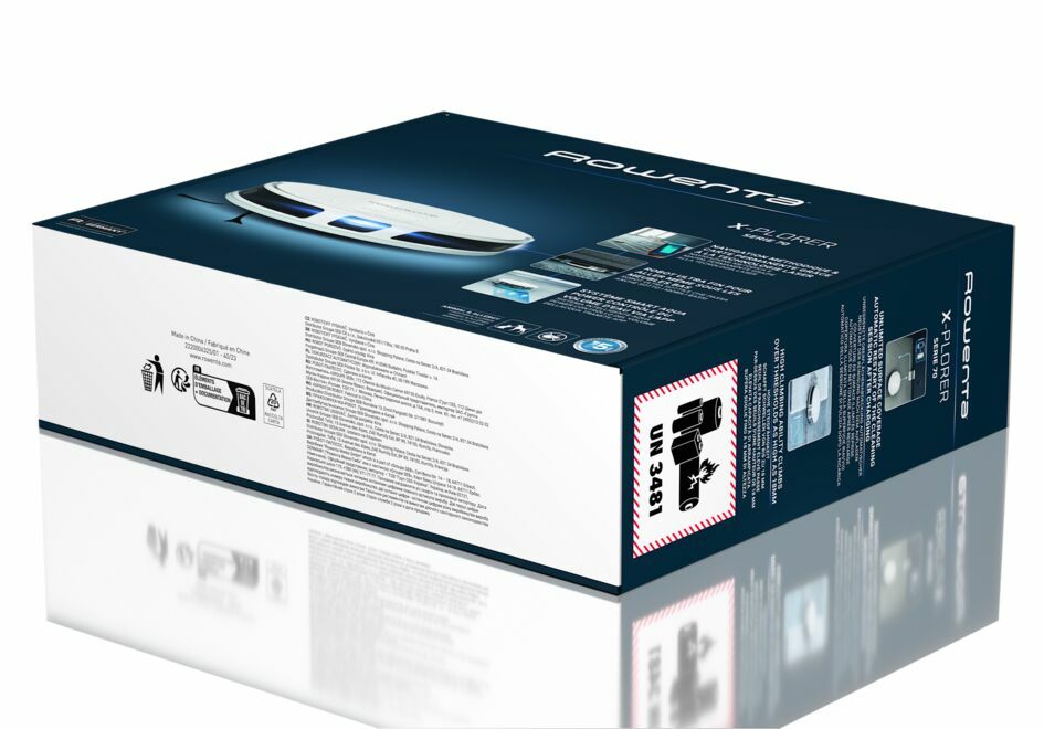 Rowenta X-Plorer RR8477WH aspiradora robotizada 0,4 L Sin bolsa Blanco