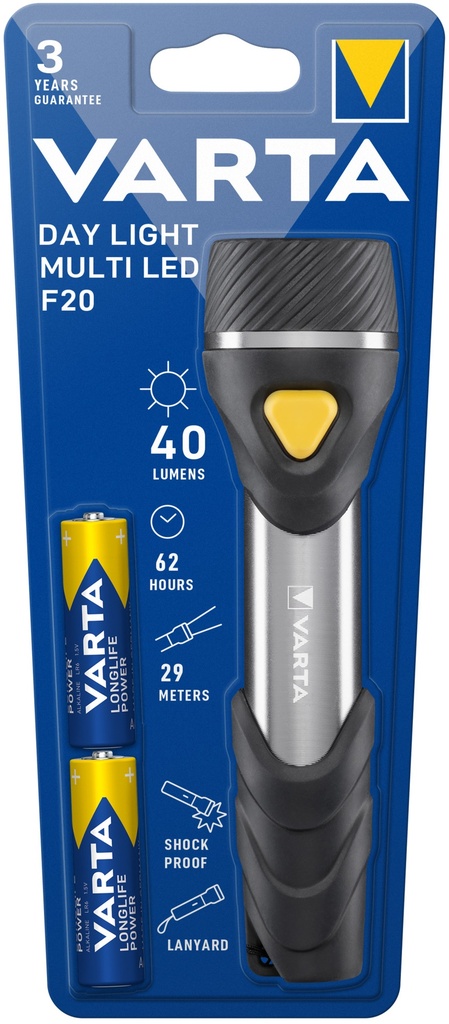 LINTERNA VARTA DAY LIGHT 40 LUMEN MULTI LED F20