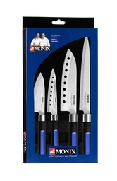 [PR/00959] CUCHILLO MONIX JAPONES SOLIC. INOX SET DE 4